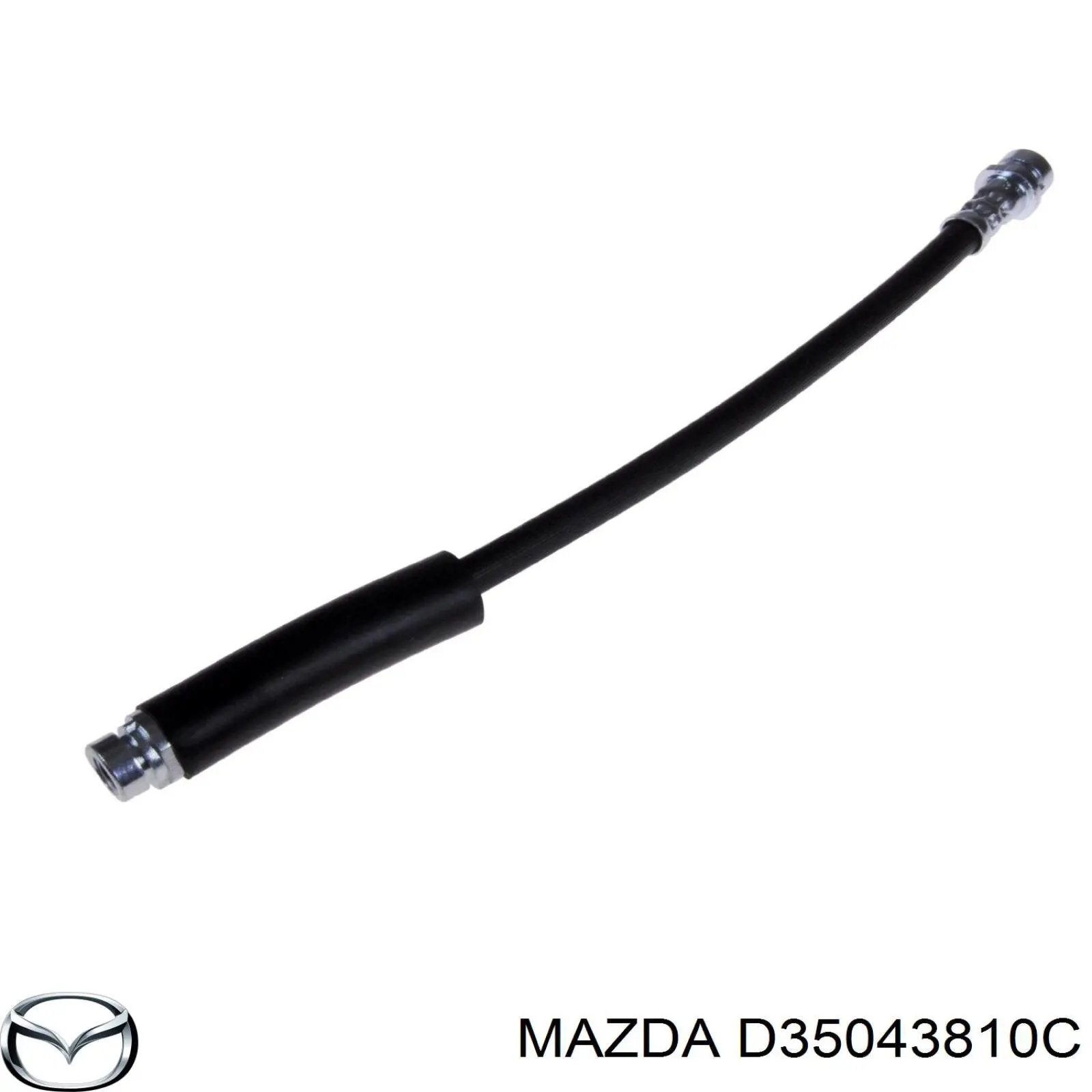D35043810C Mazda шланг гальмівний задній
