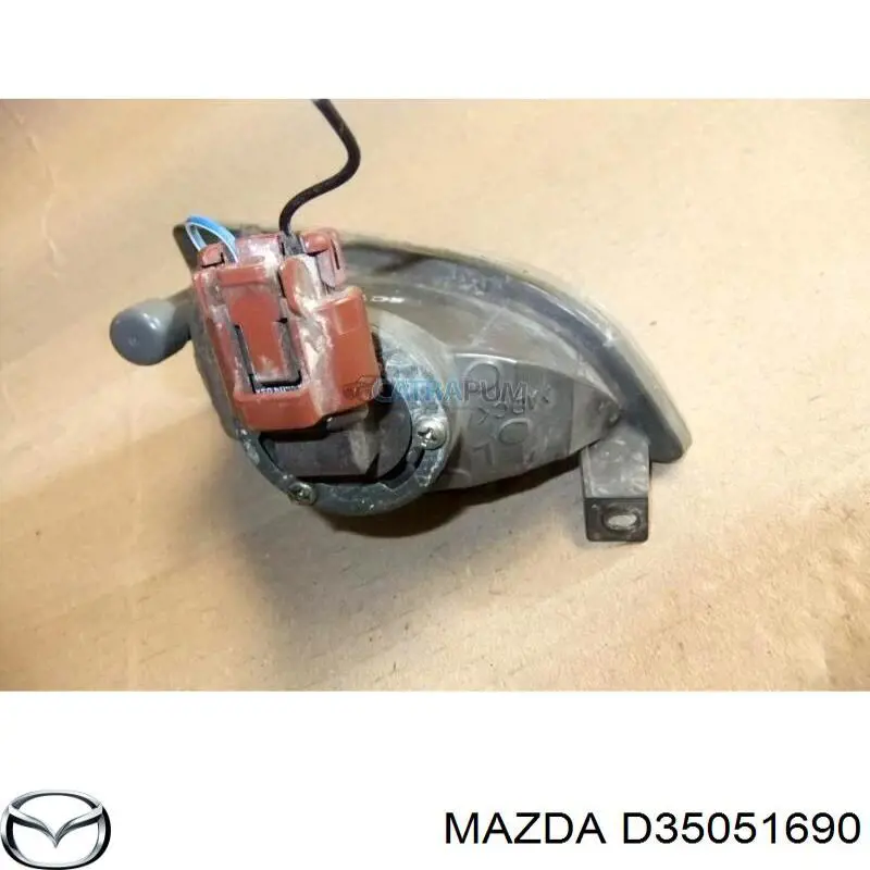 Фара протитуманна, ліва Mazda 2 (DY) (Мазда 2)