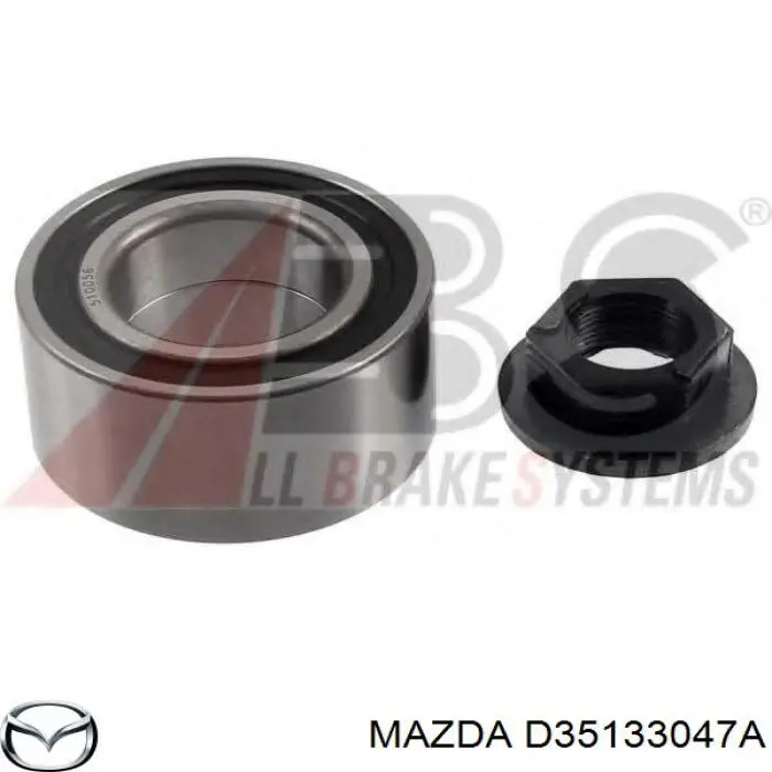 Підшипник маточини передньої D35133047A Mazda