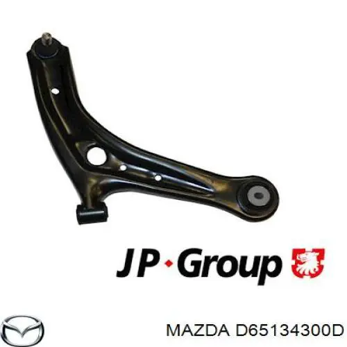 D65134300D Mazda важіль передньої підвіски нижній, правий