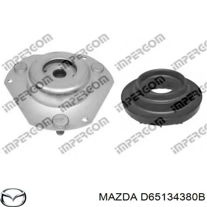 Опора стійки амортизатора переднього Mazda D65134380B ціна, від 16.74 USD