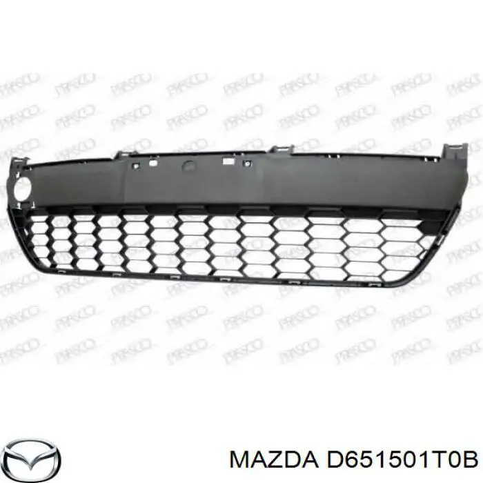Решітка переднього бампера, центральна Mazda D651501T0B ціна, від 38.47 USD