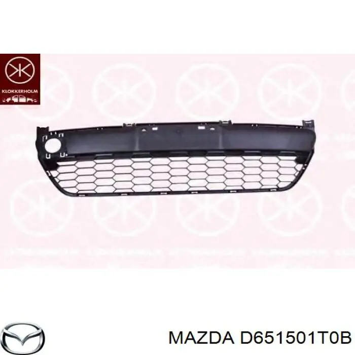 Купити D651501T0B Mazda Решітка переднього бампера, центральна