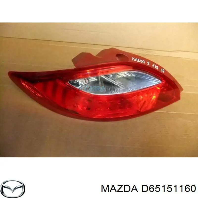 Ліхтар задній лівий Mazda D65151160M ціна, від 56.31 USD