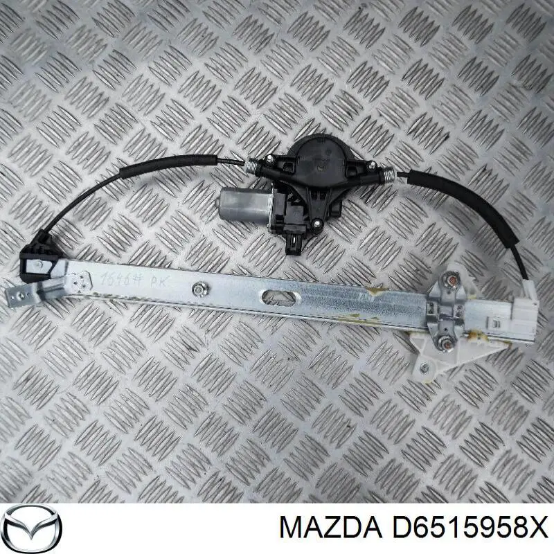 Двигун склопідіймача двері передньої, лівої на Mazda 2 (DE)