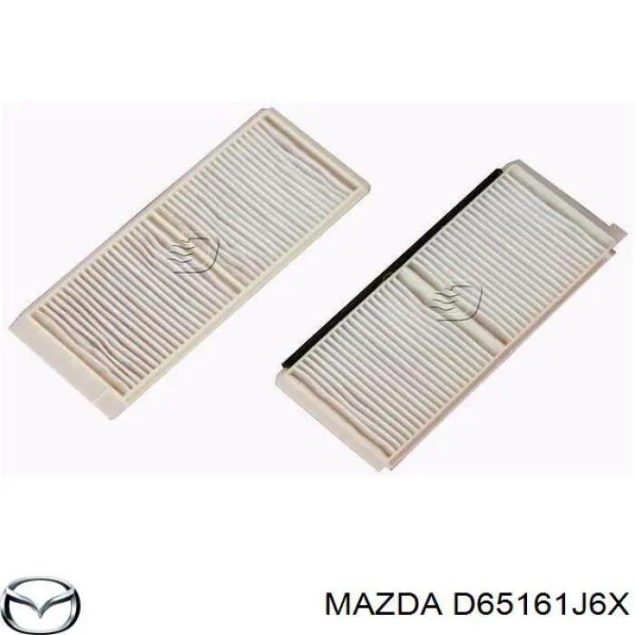 Фільтр повітряний обігрівача Mazda D65161J6X ціна, від 5.39 USD