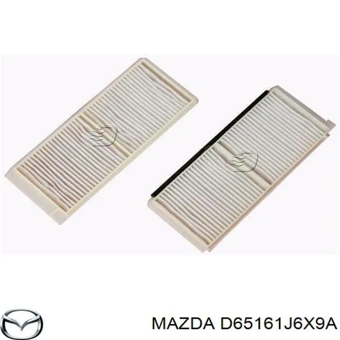 D65161J6X9A Mazda Внутрішньосалонний фільтр