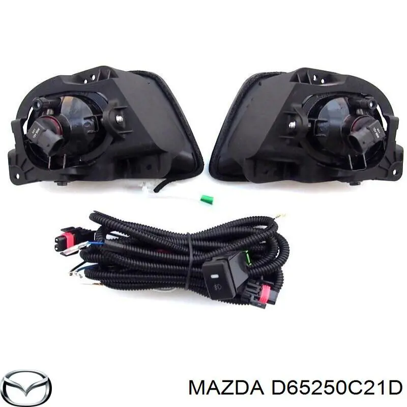 D65250C21D Mazda Решітка переднього бампера, ліва