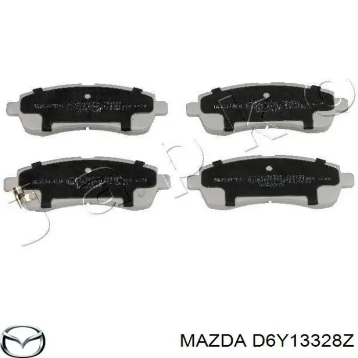 Передні тормозні колодки D6Y13328Z Mazda