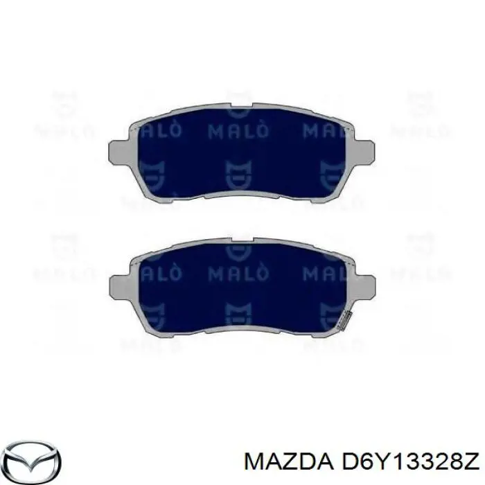 D6Y13328Z Mazda Передні гальмівні колодки