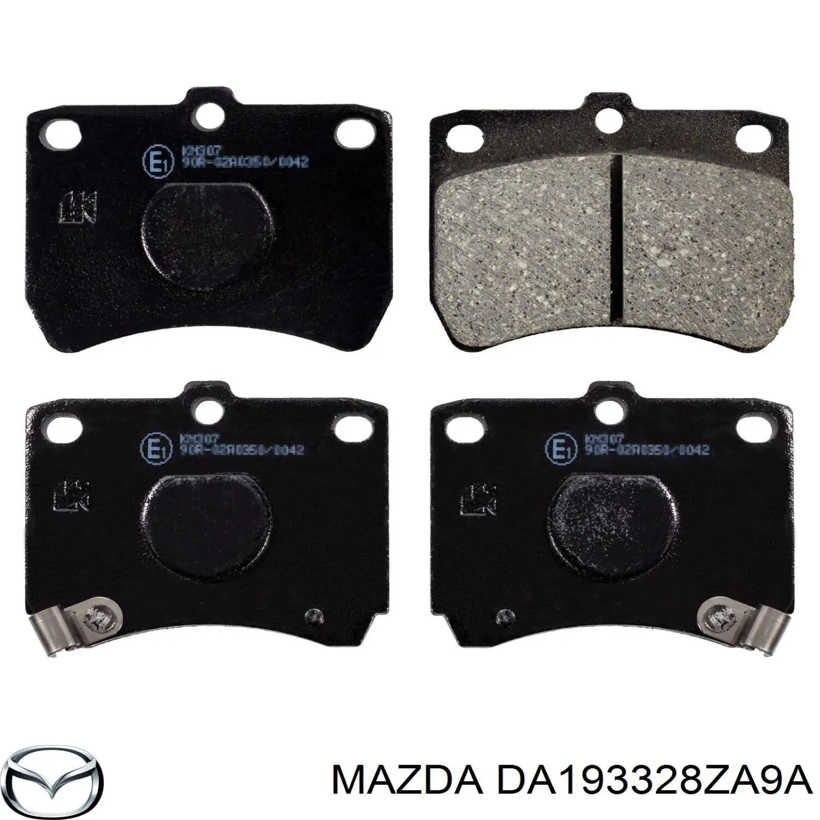 Купити DA193328ZA9A Mazda Колодки гальмівні передні, дискові