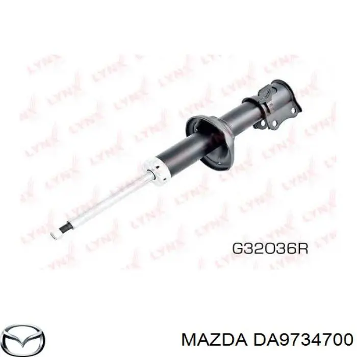 Амортизатор передній, правий Mazda DA9734700 ціна, від 26.55 USD