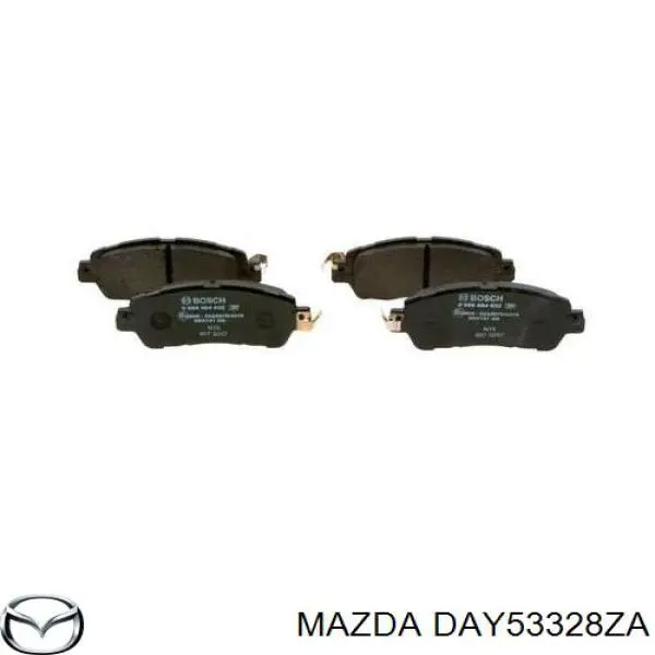 Купити DAY53328ZA Mazda Колодки гальмівні передні, дискові