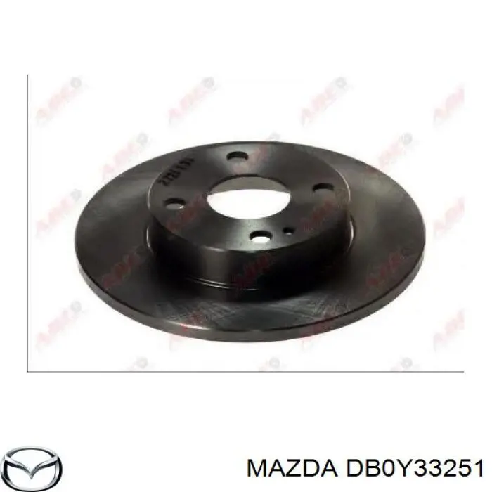 DB0Y33251 Mazda диск гальмівний передній