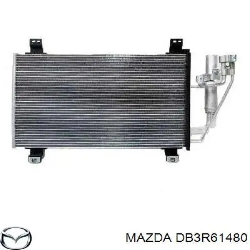DB3R61480 Mazda радіатор кондиціонера