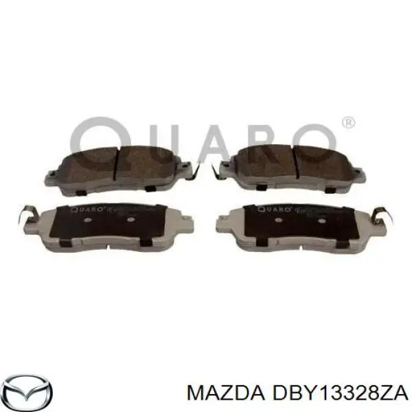 DBY13328ZA Mazda Передні гальмівні колодки