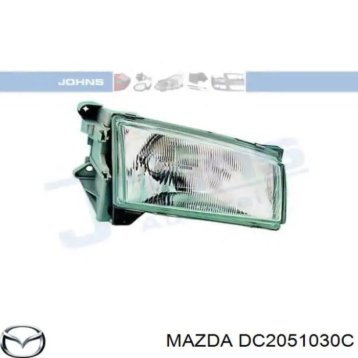 Купити 205337A52B TYC Права блок фара