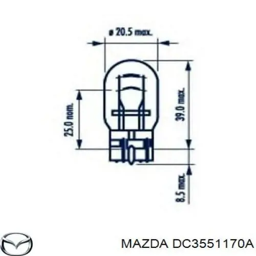  Задня права фара Mazda Demio 