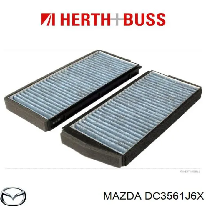 Фільтр повітряний обігрівача Mazda DC3561J6X ціна, від 14.76 USD