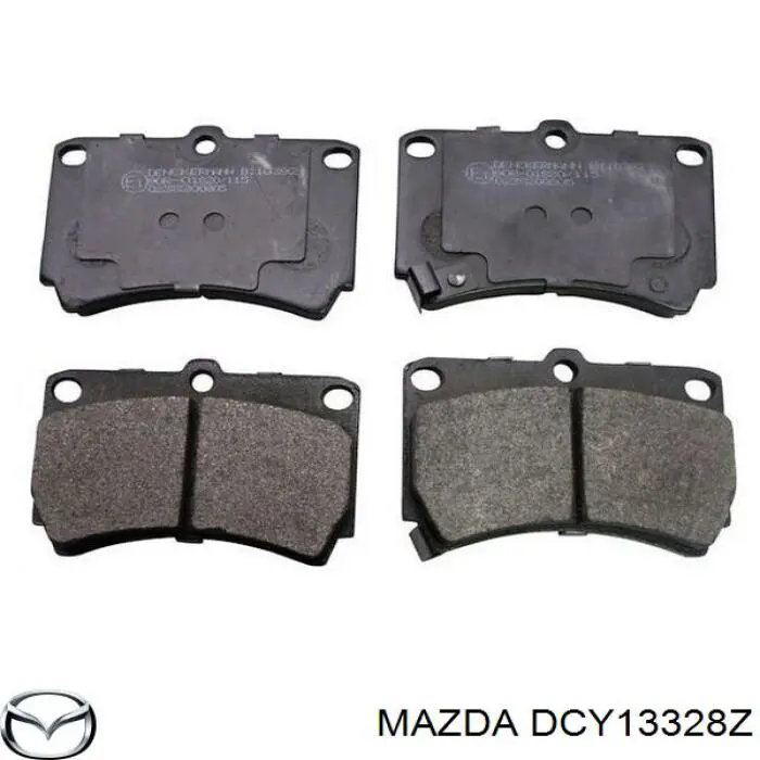 DCY13328Z Mazda колодки гальмівні передні, дискові