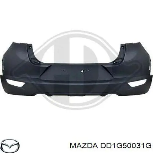 Передній бампер на Mazda CX-3 DK