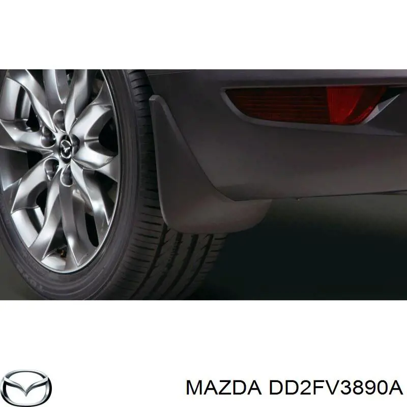 DD2FV3890A Mazda Молдинг бампера переднього, центральний