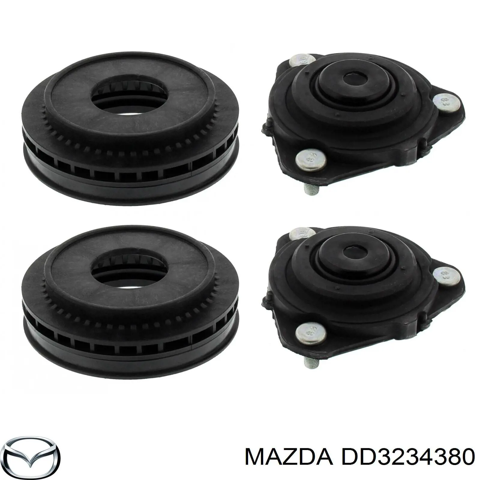 Опора амортизатора переднього DD3234380 Mazda