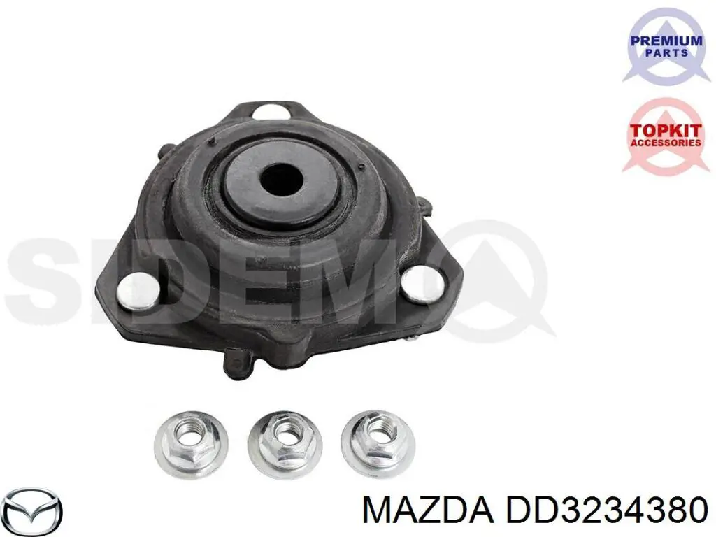 Опора стійки амортизатора переднього Mazda DD3234380 ціна, від 14.06 USD