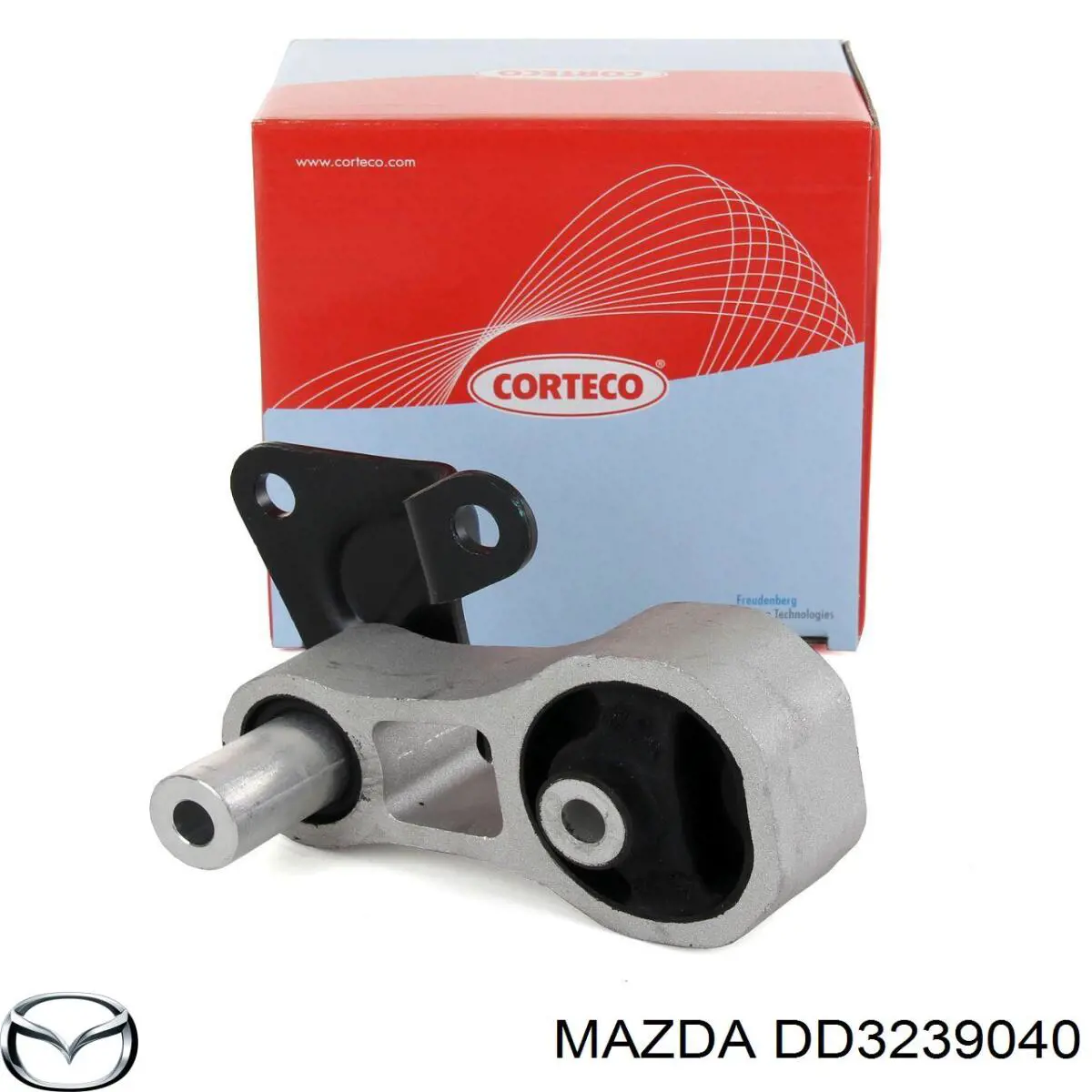 Подушка (опора) двигуна, задня Mazda DD3239040 ціна, від 17.94 USD