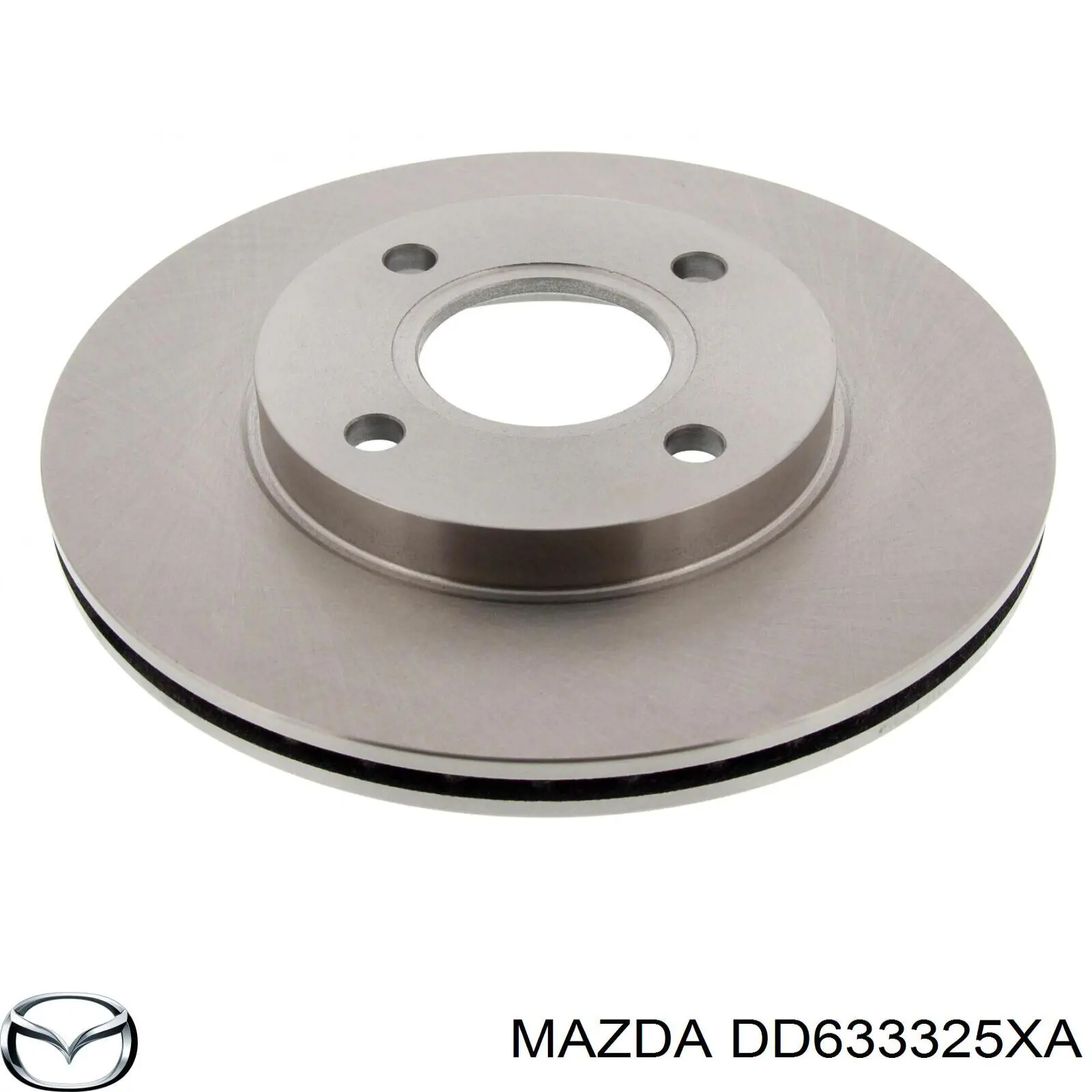 Диск гальмівний передній DD633325XA Mazda