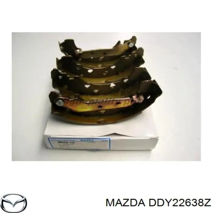 Колодки гальмові задні, барабанні Mazda DDY22638Z ціна, від 23.73 USD