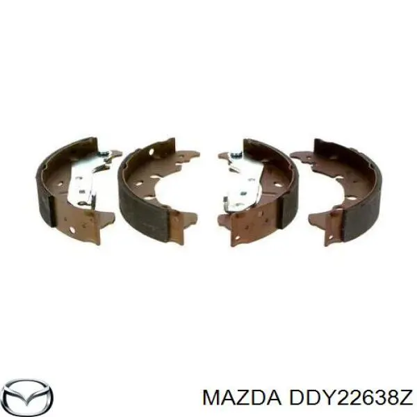 Купити DDY22638Z Mazda Колодки гальмові задні, барабанні