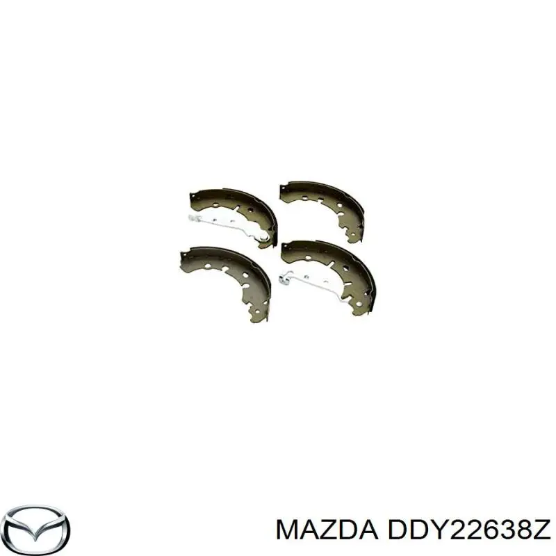 DDY22638Z Mazda Колодки гальмівні задні, барабанні