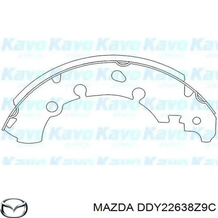 Колодки гальмові задні, барабанні DDY22638Z9C Mazda