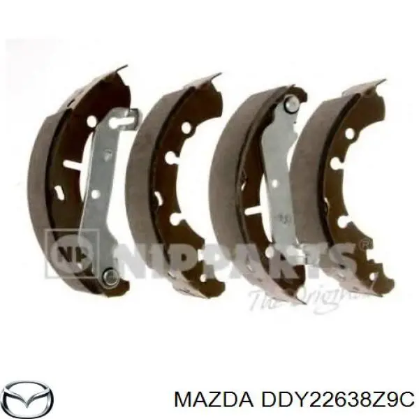 DDY22638Z9C Mazda Колодки гальмівні задні, барабанні