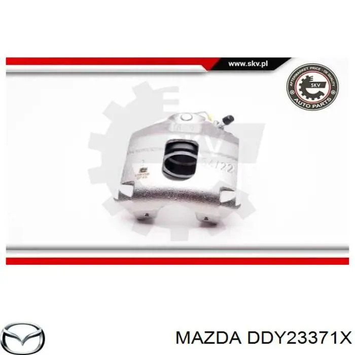 Супорт гальмівний, передній, лівий Mazda DDY23371X