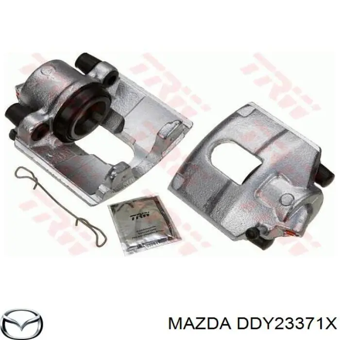 DDY23371X Mazda супорт гальмівний передній лівий