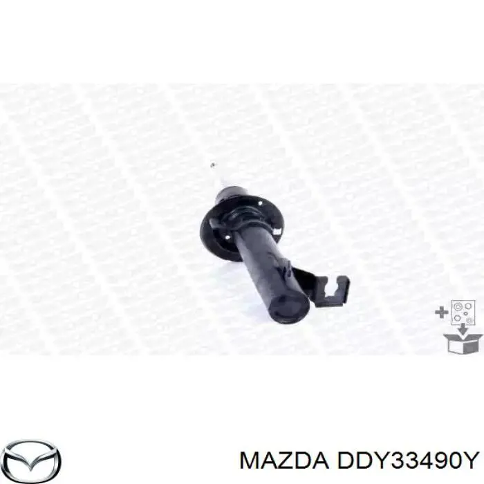 DDY33490Y Mazda амортизатор передній, правий