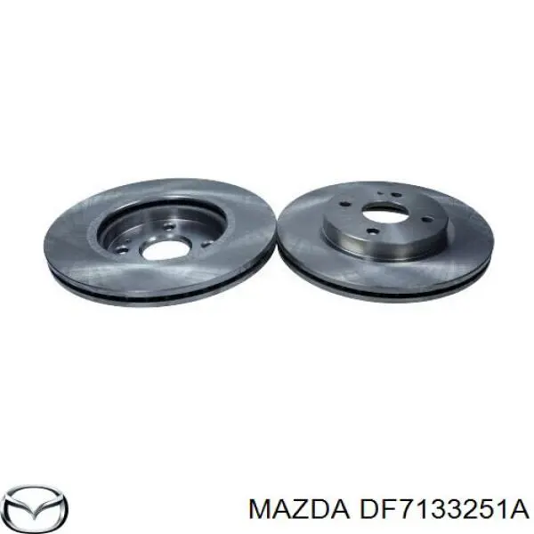 Диск гальмівний передній Mazda DF7133251A