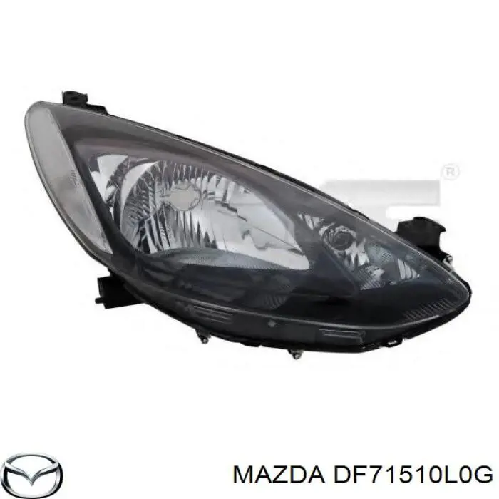 Фара ліва DF71510L0D Mazda