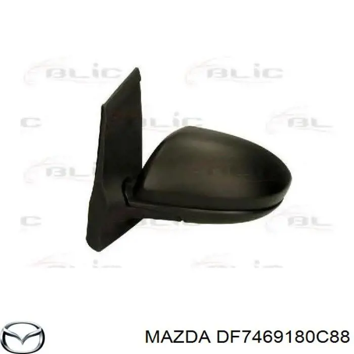 Купити DF7469180C88 Mazda Бічне дзеркало заднього виду ліве