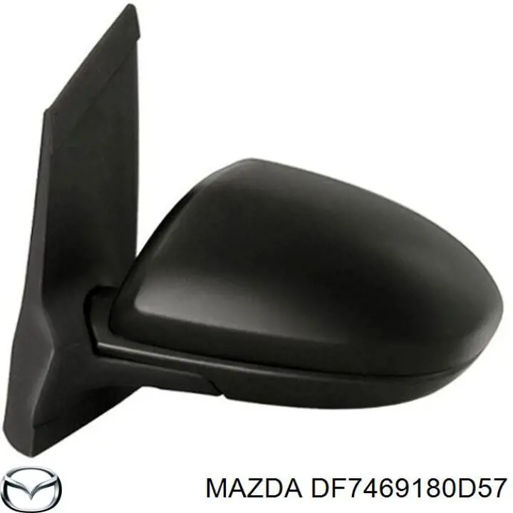 Ліве бічне дзеркало Mazda DF7469180D57 ціна, від 99.84 USD