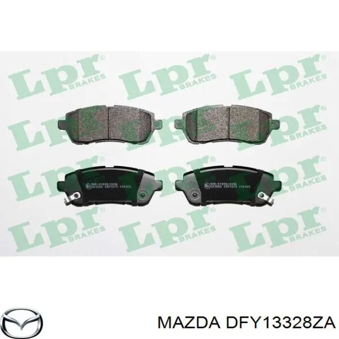 Купити DFY13328ZA Mazda Колодки гальмівні передні, дискові