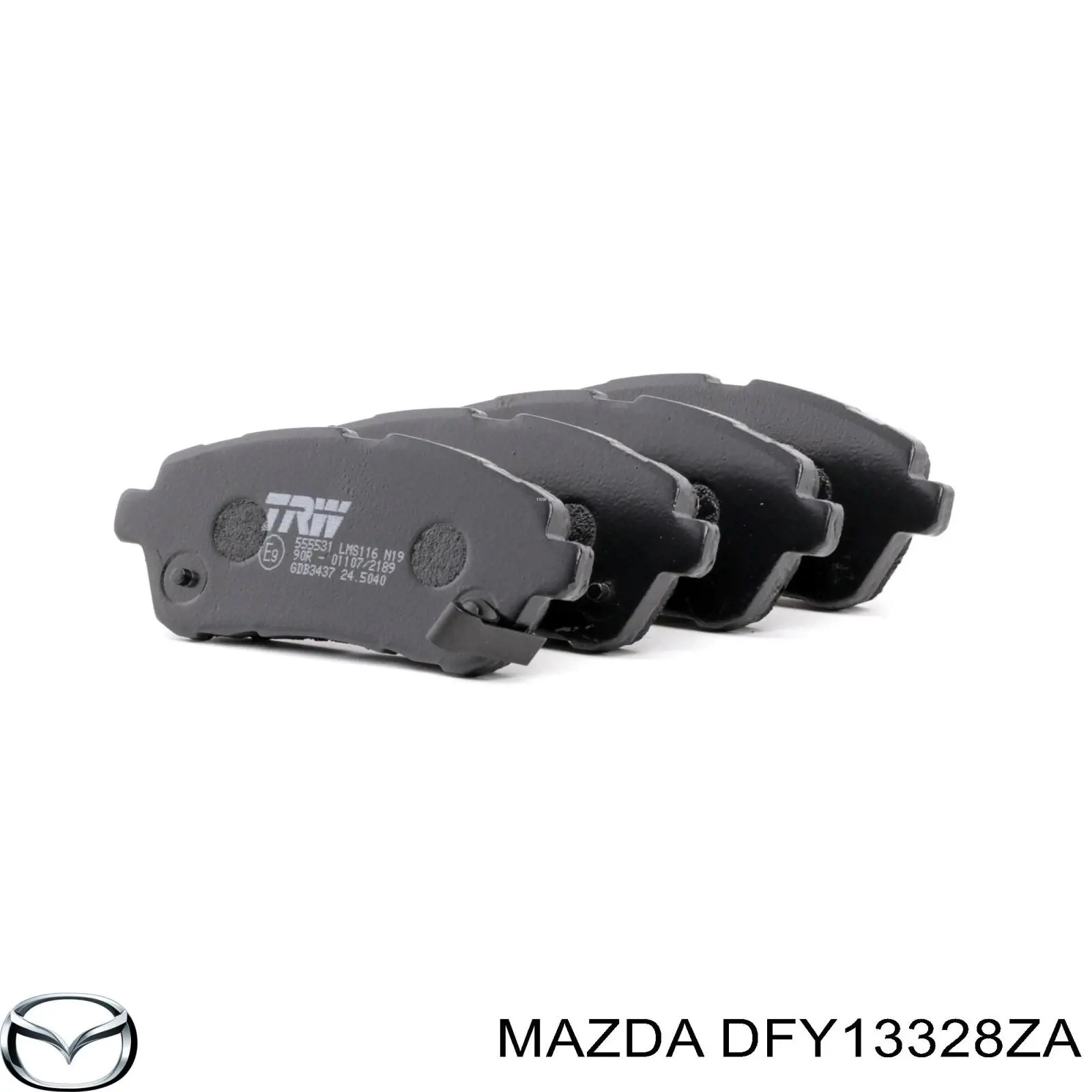 Гальмівні колодки Mazda DFY13328ZA ціна, від 22.58 USD