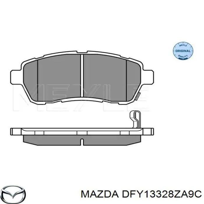 Колодки гальмівні передні, дискові DFY13328ZA9C Mazda