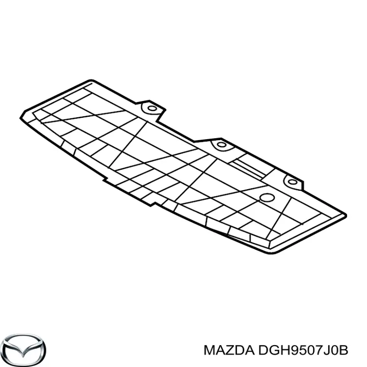 Молдинг переднього бампера, правий Mazda CX-30 (DM) (Мазда CX-30)