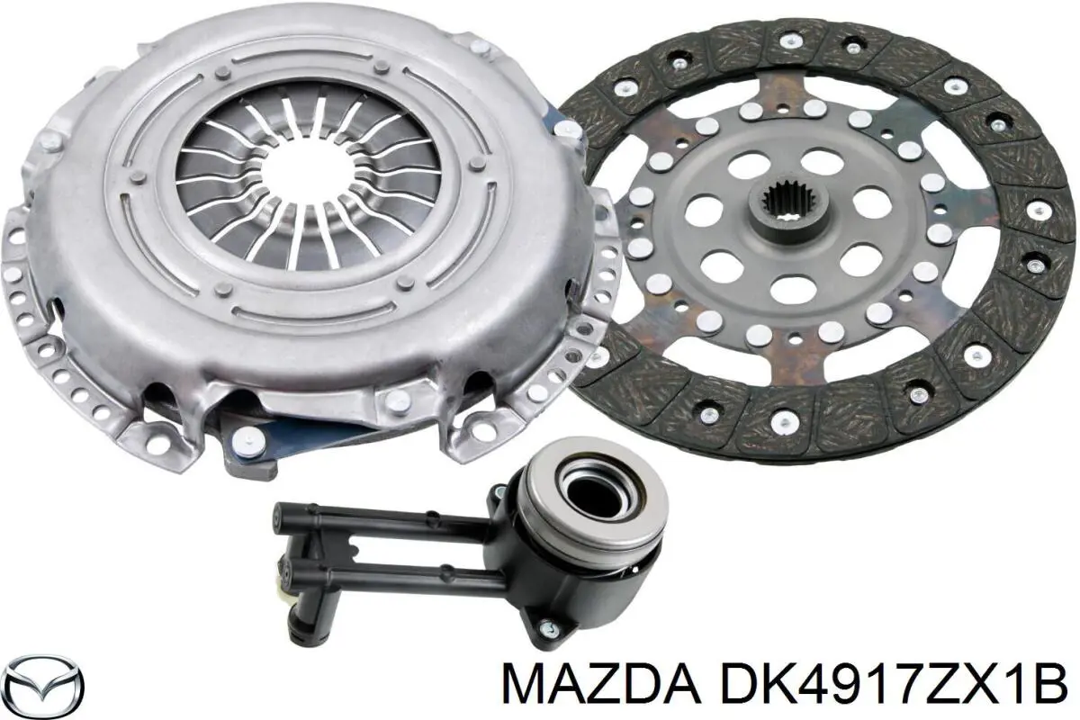 DK4917ZX1B Mazda робочий циліндр зчеплення в зборі з витискним підшипником