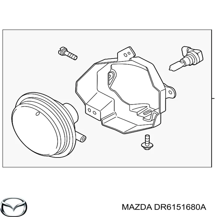 Права протитуманні фари Mazda DR6151680A ціна, від 19.00 USD