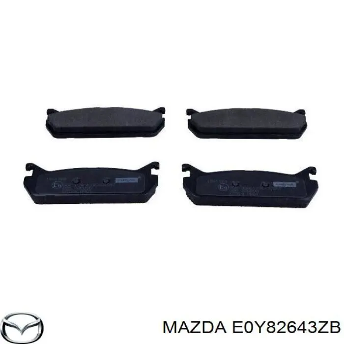 Колодки гальмові задні, дискові E0Y82643ZB Mazda