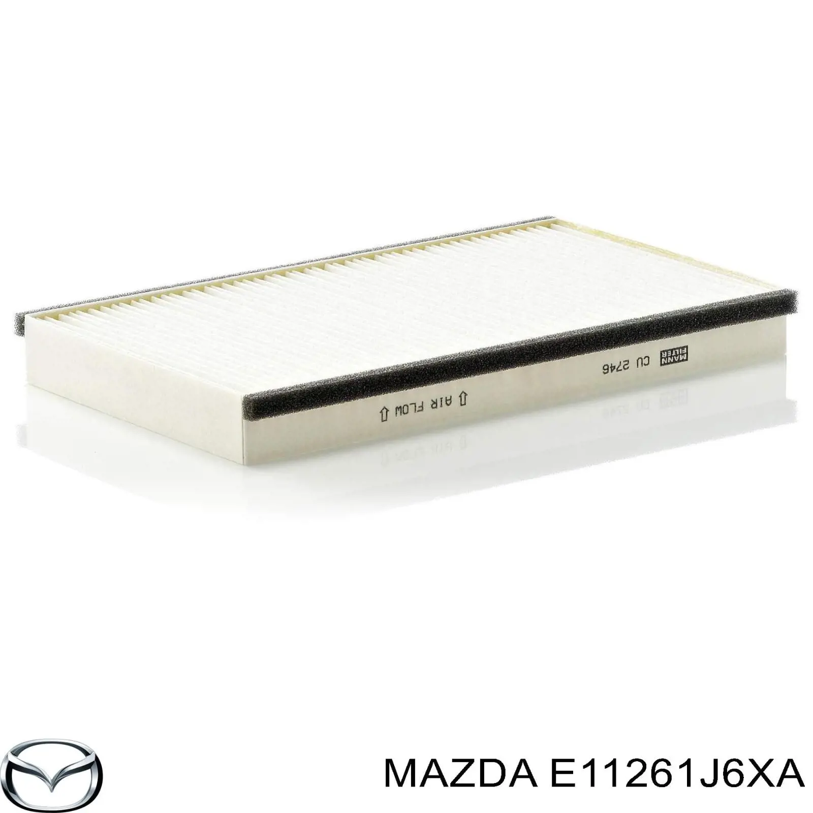 Фільтр повітряний обігрівача Mazda E11261J6XA ціна, від 8.88 USD